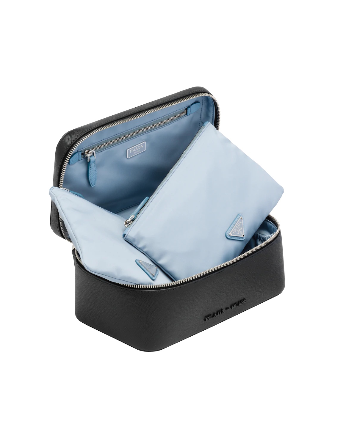 Medium Saffiano leather pouch - 3