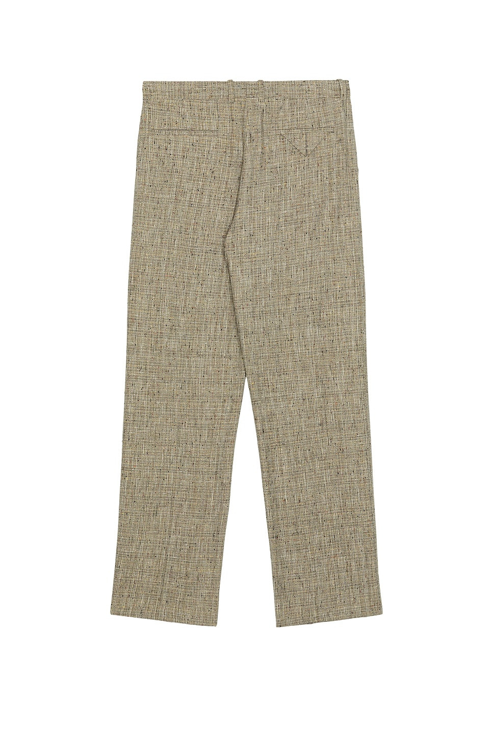 Multi Colour Fleck Viscose Straight Trousers - 2