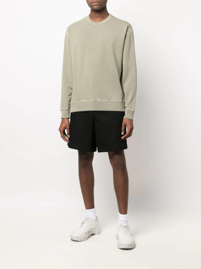 Ten C crew-neck cotton sweatshirt outlook