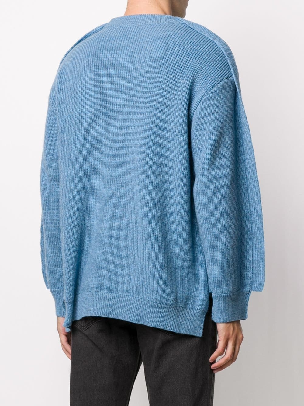 ribbed wool jumper - 4