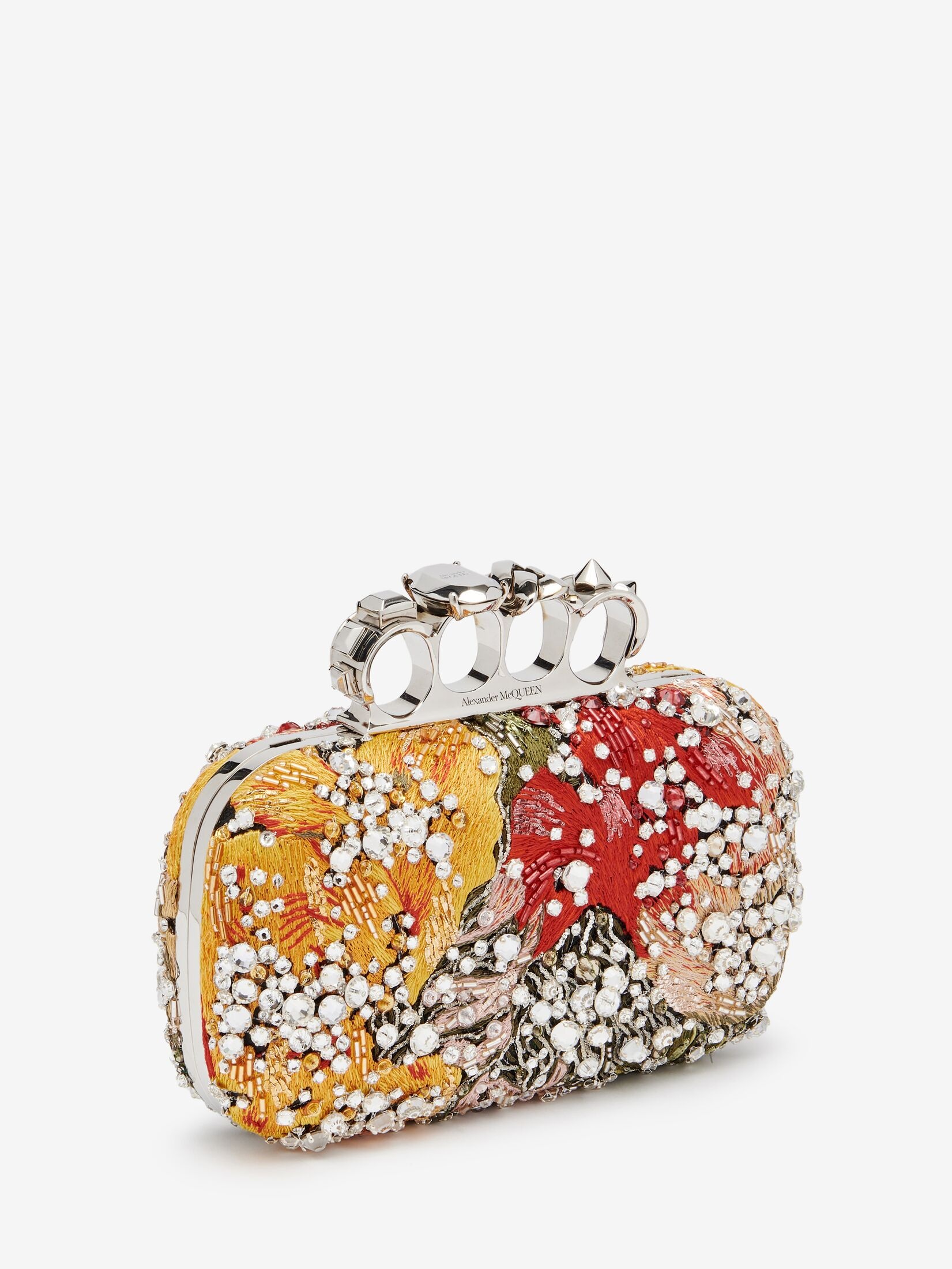 Women's Knuckle Clutch in Multicolor - 2