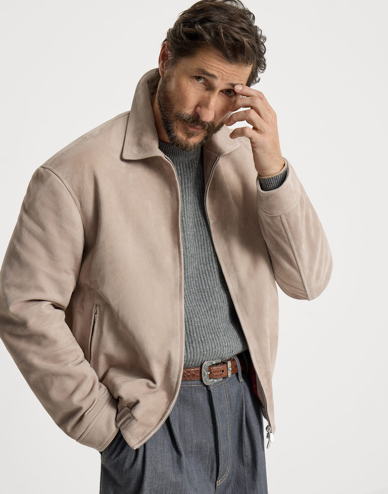 Country suede outerwear jacket 5