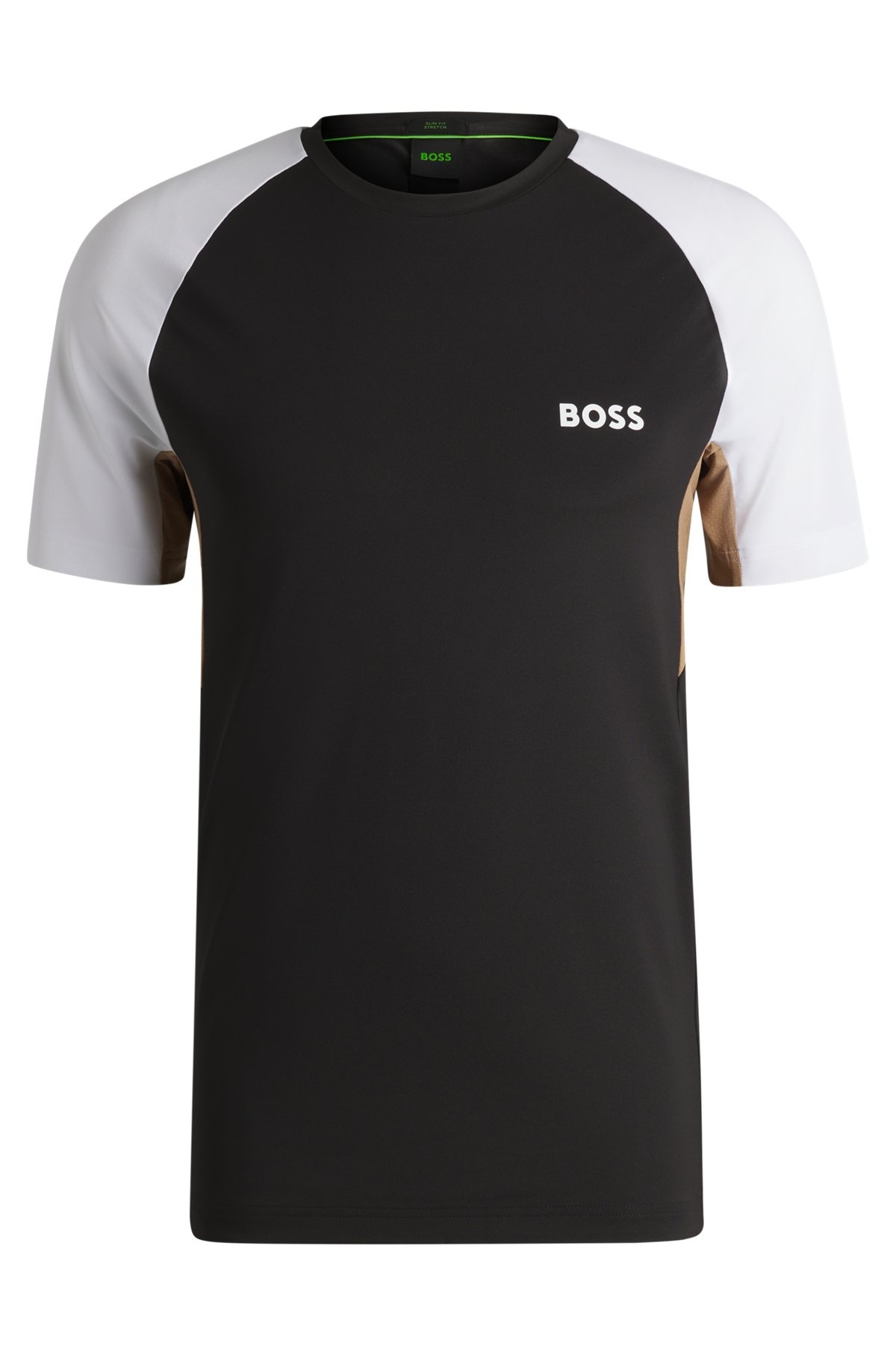 ACTIVE COLOR-BLOCKED T-SHIRT IN MOISTURE-WICKING FABRIC - 1