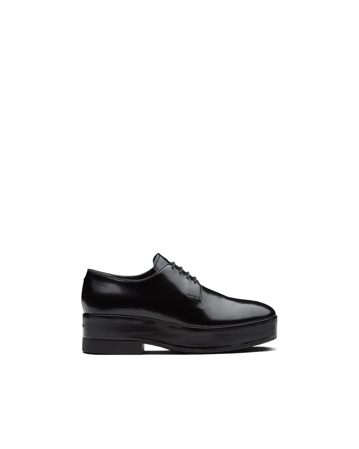 Brushed leather laced derby shoes - 2