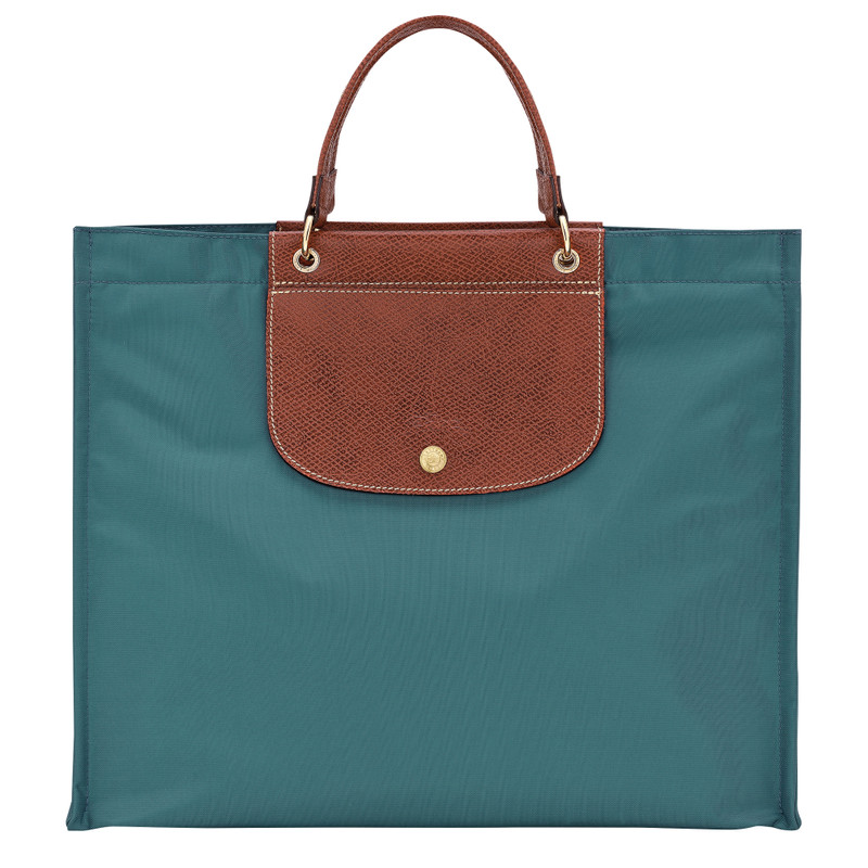 Cabas Longchamp L Tote Bag Cedar - Canvas 1
