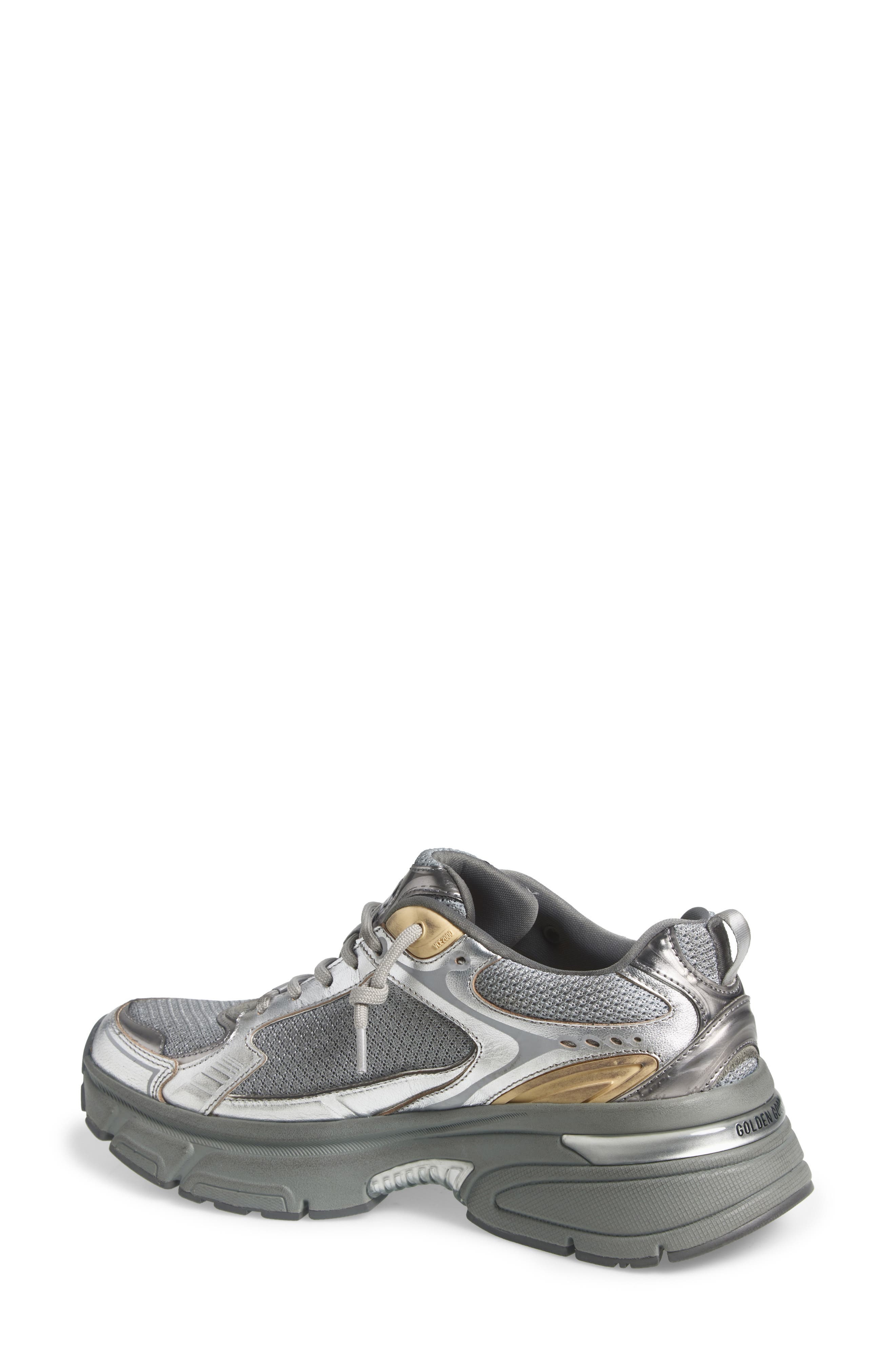 Golden Goose Lightstar Sneaker in Silver/Gold at Nordstrom - 2