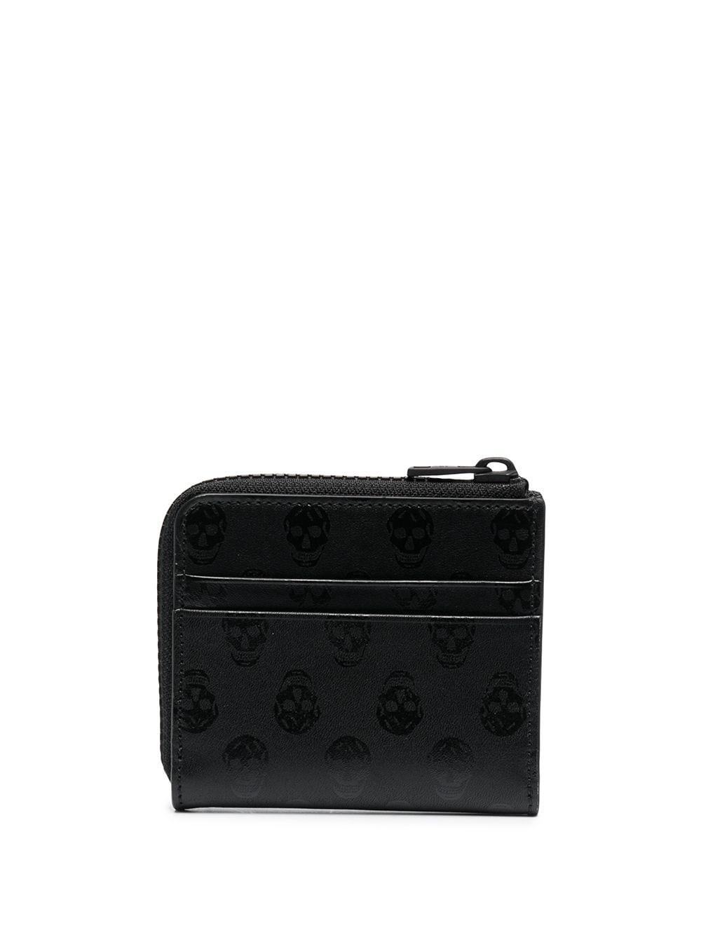 monogram-print zip-up wallet - 2