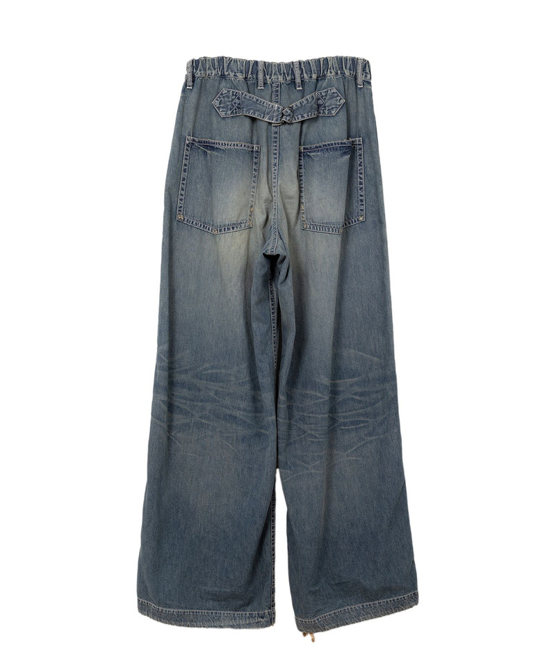 Light Denim Wide Pants 22