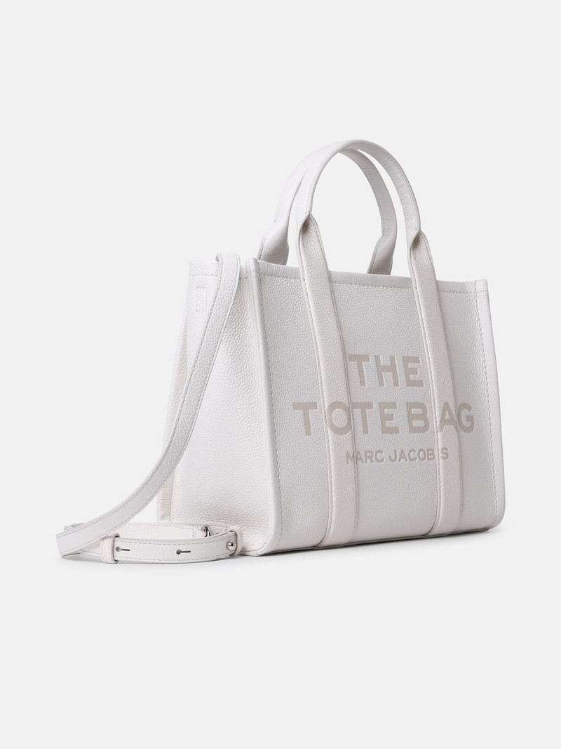 Marc Jacobs CREAM LEATHER MIDI TOTE BAG outlook