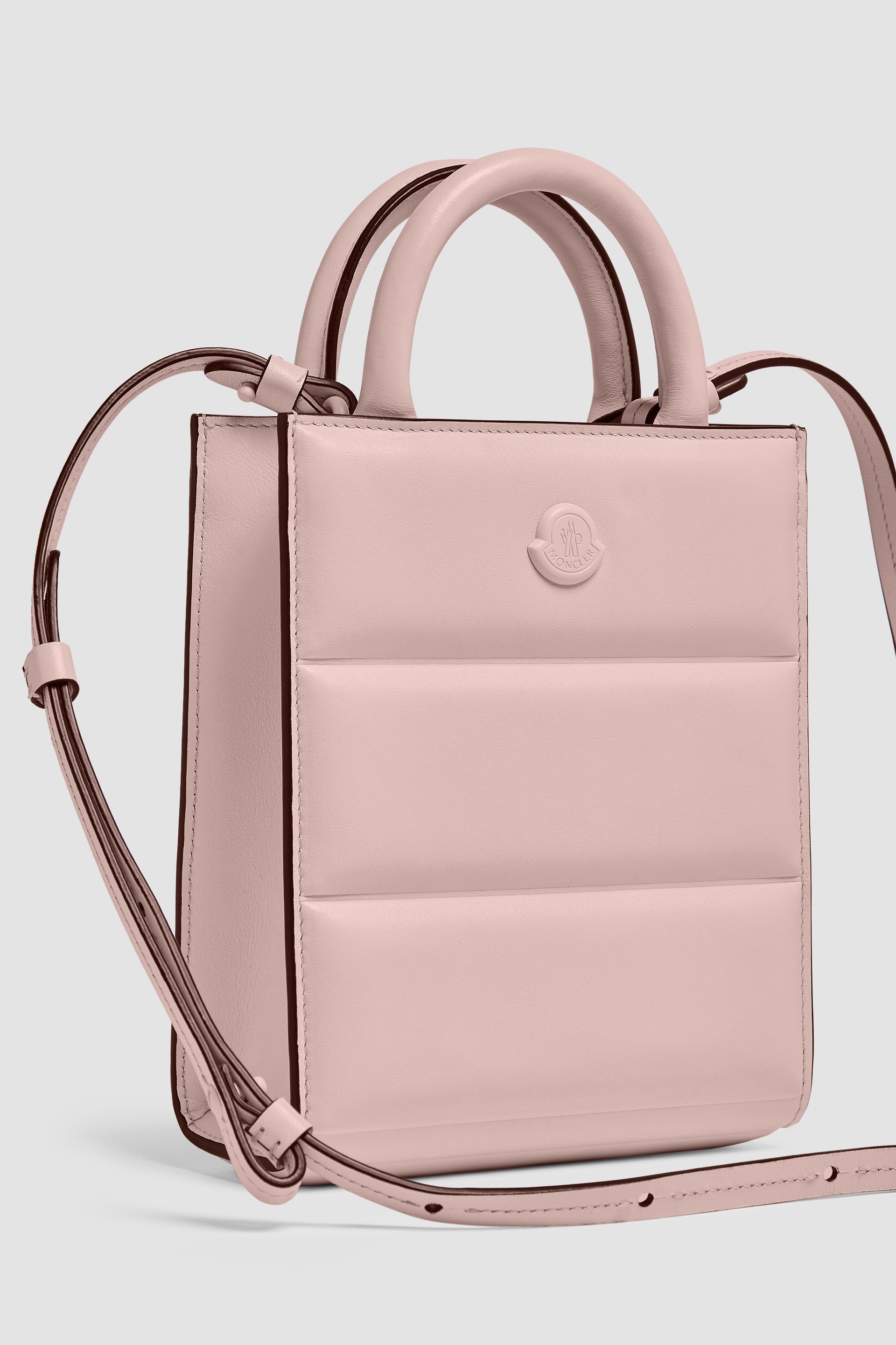 Doudoune Leather Mini Tote Bag - 6