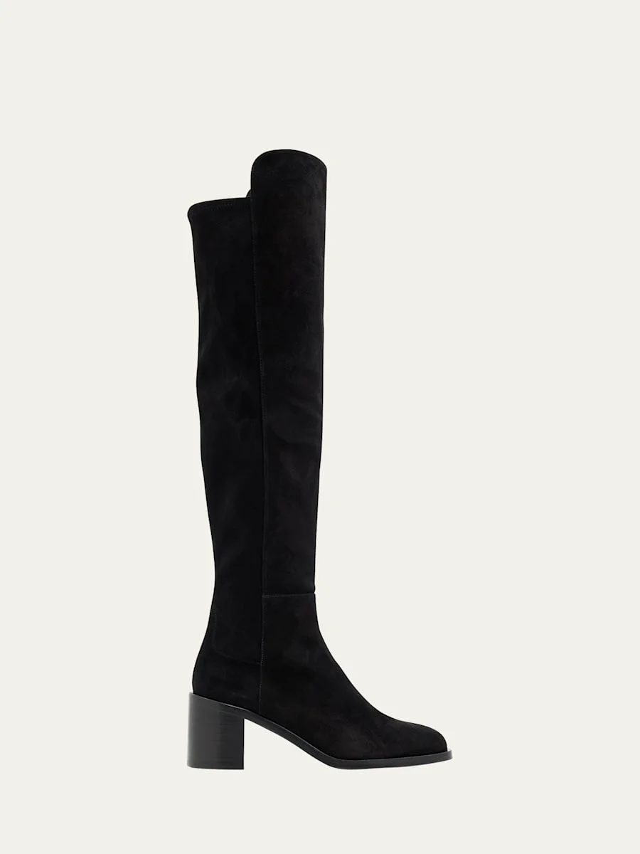 Finn Suede Knee Boots - 1