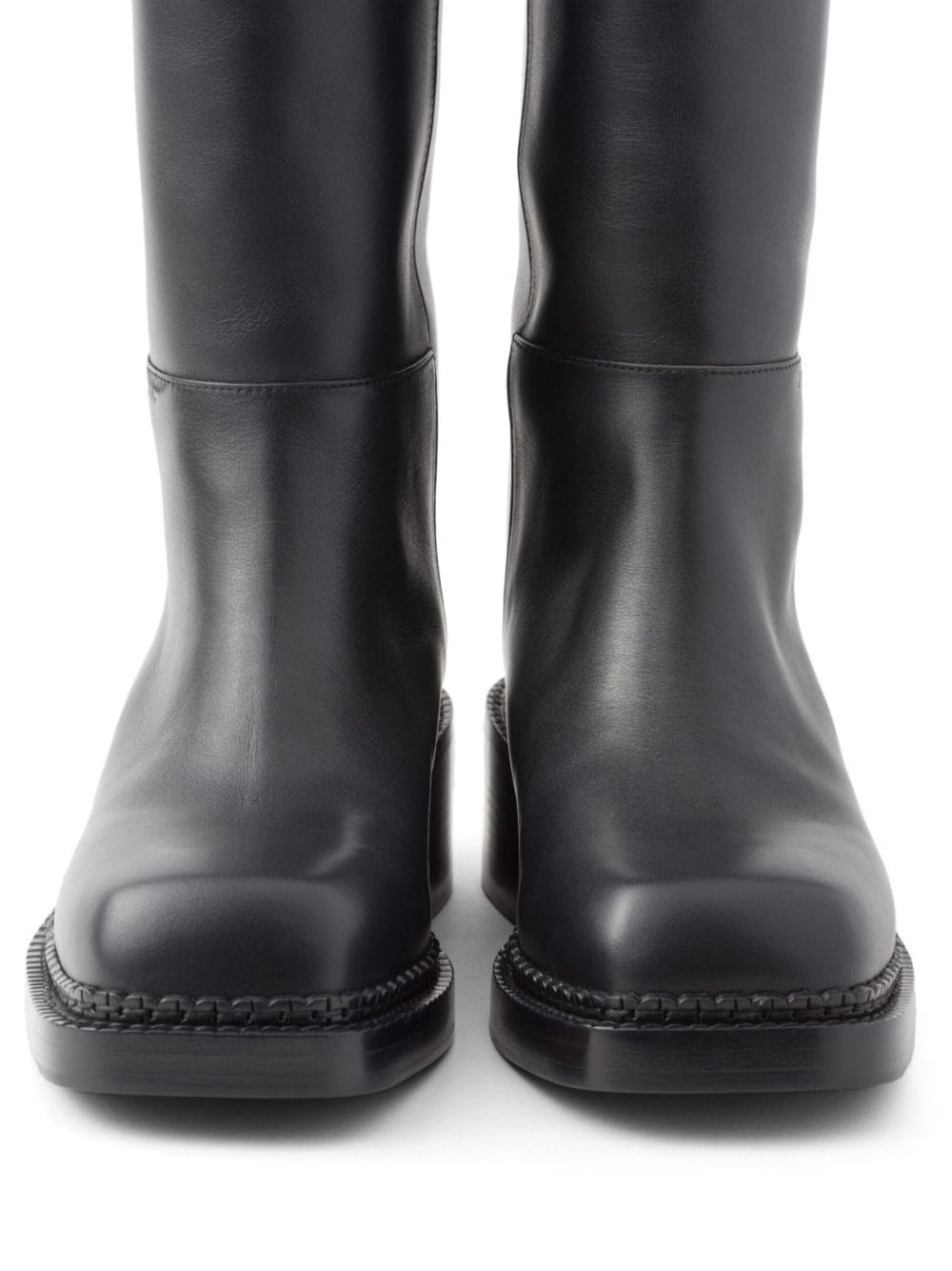 knee-high 55mm leather boots - 5