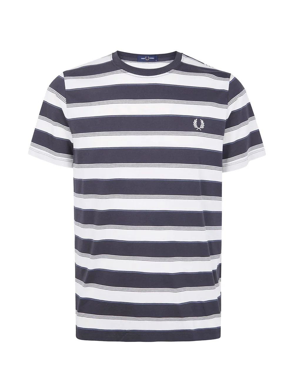 striped-pattern T-shirt - 1