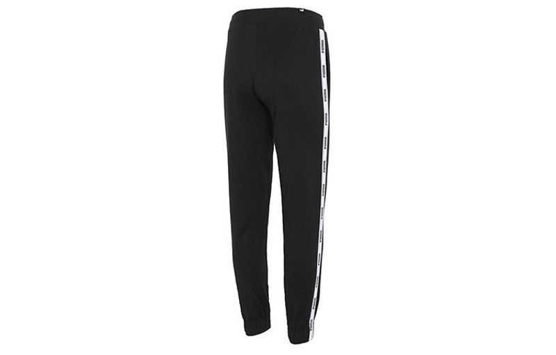 PUMA PUMA SS21 Logo Sports Pants 'Black' 847589-01 outlook