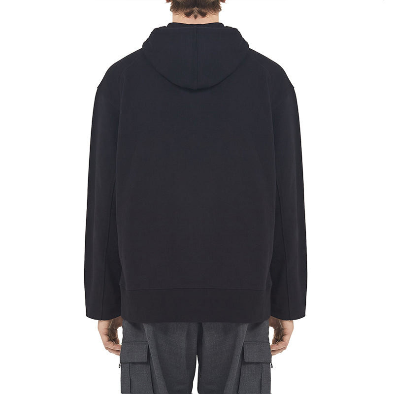 Men's Y-3 Solid Color Hooded Black FN3379-58W - 4