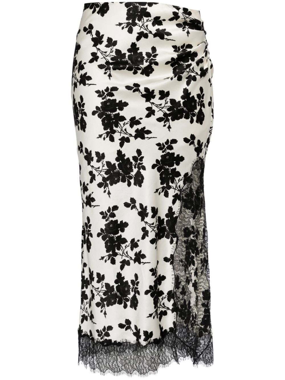 Nasime floral-print midi skirt - 1