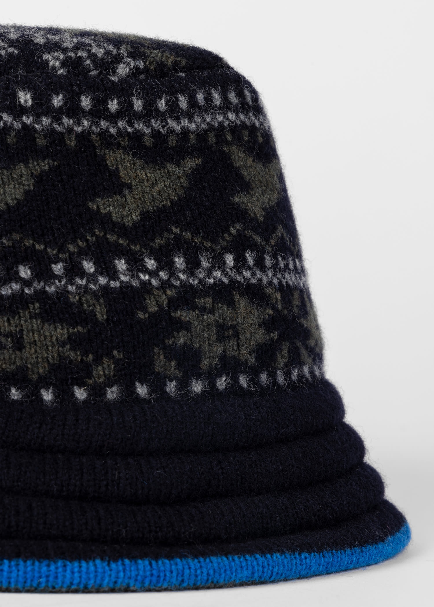Lambswool Fairisle Bucket Hat - 3