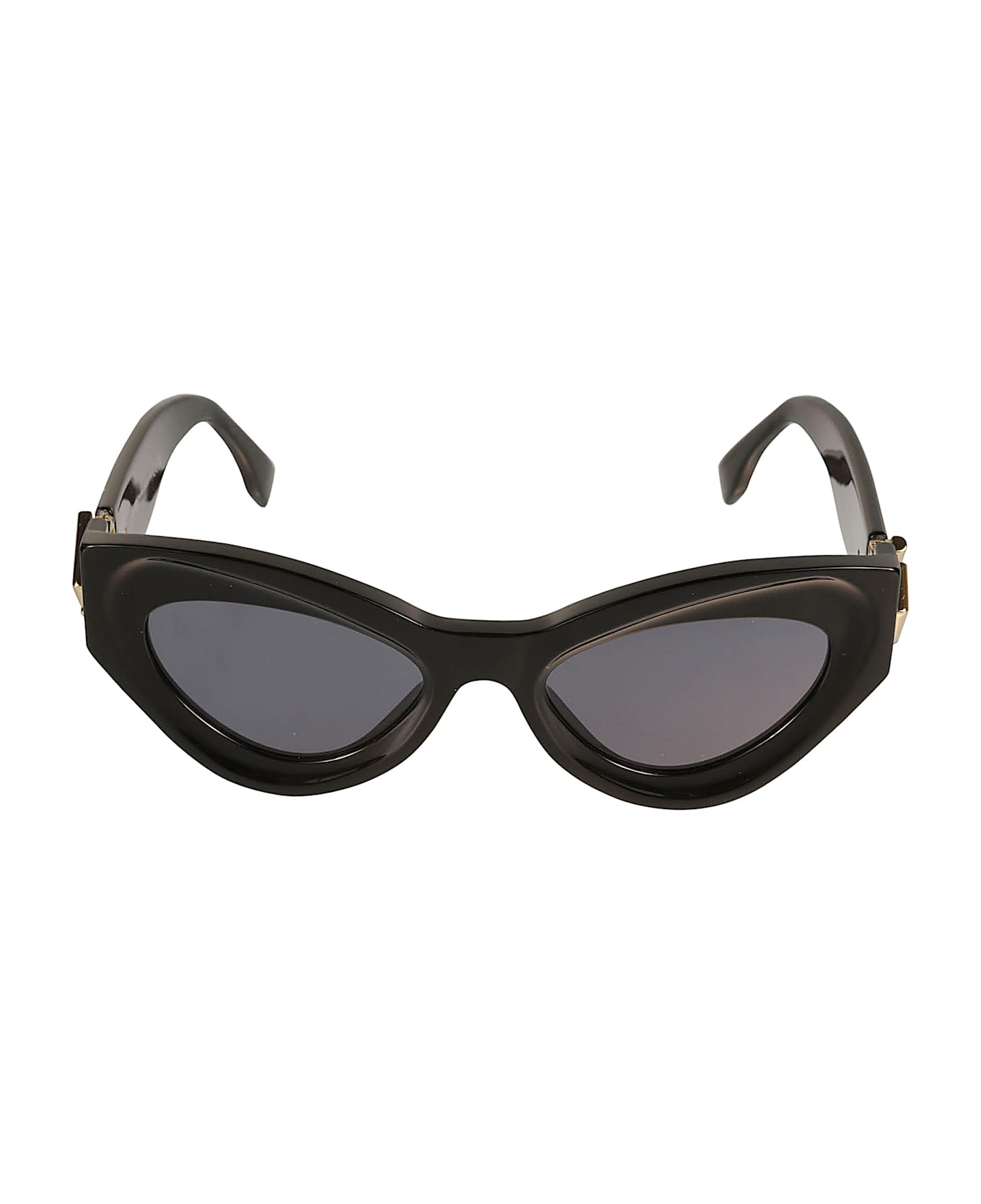 Cat-eye Thick Sunglasses - 1
