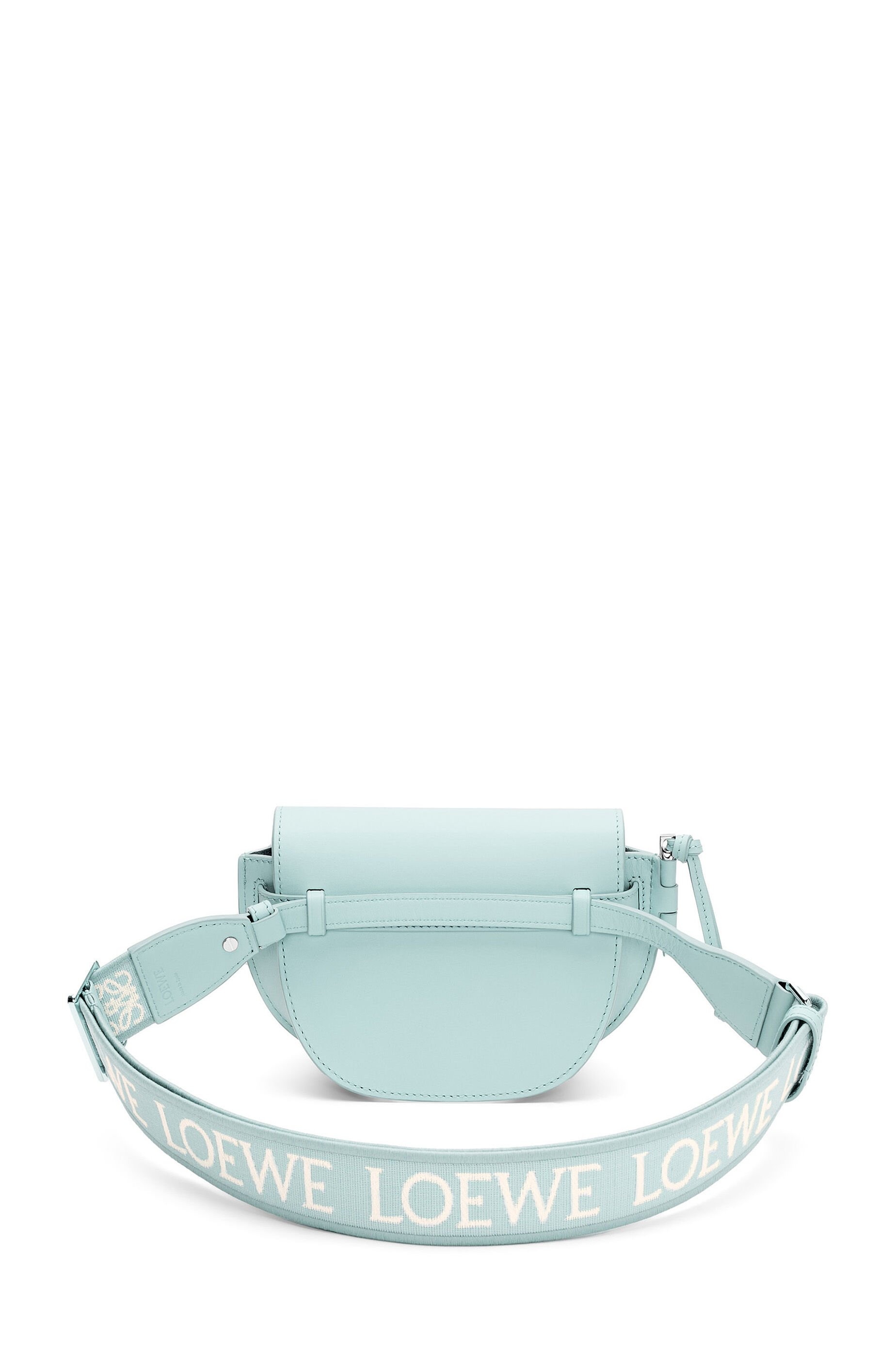 Mini Gate Dual bag in soft calfskin and jacquard - 6