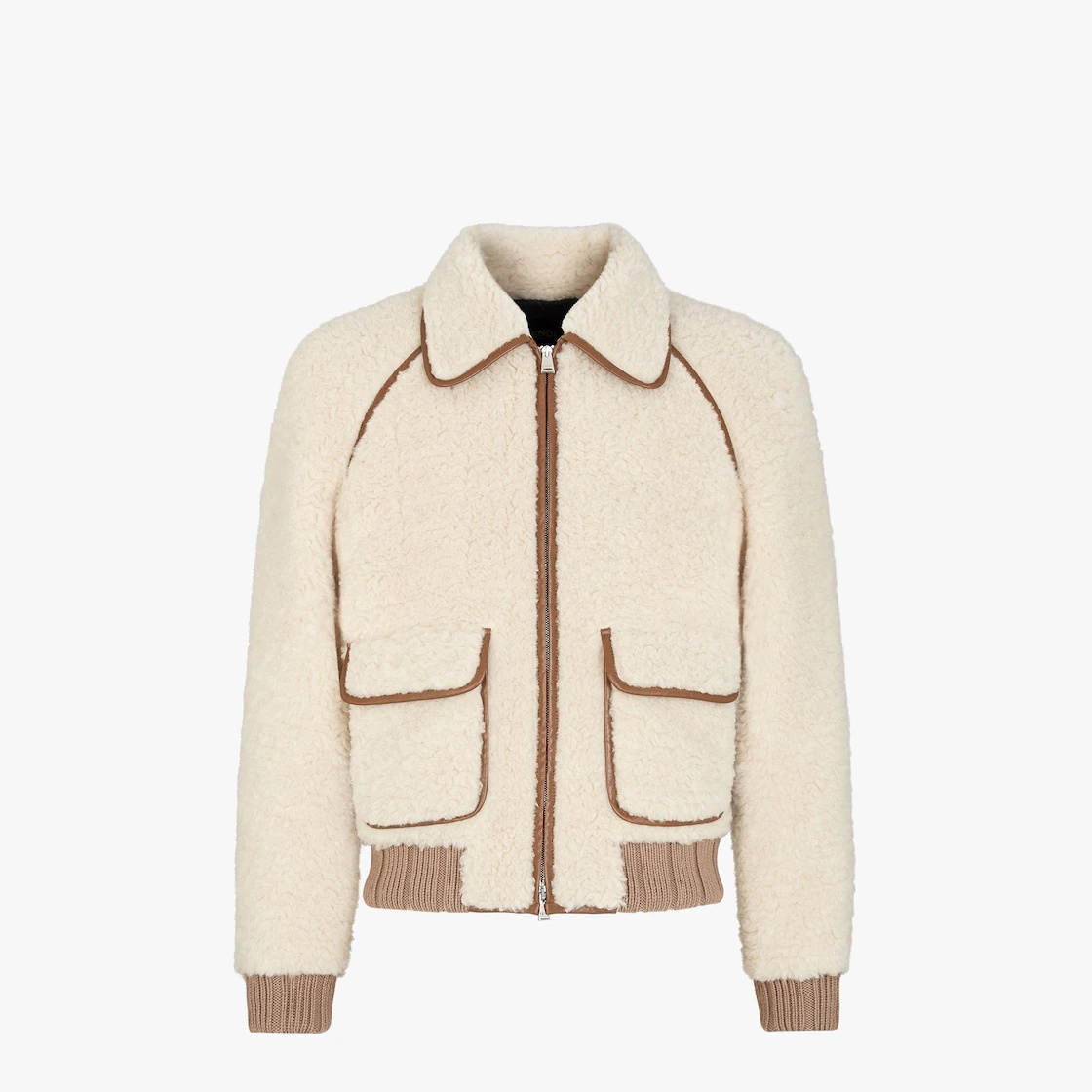 Beige alpaca jacket - 1
