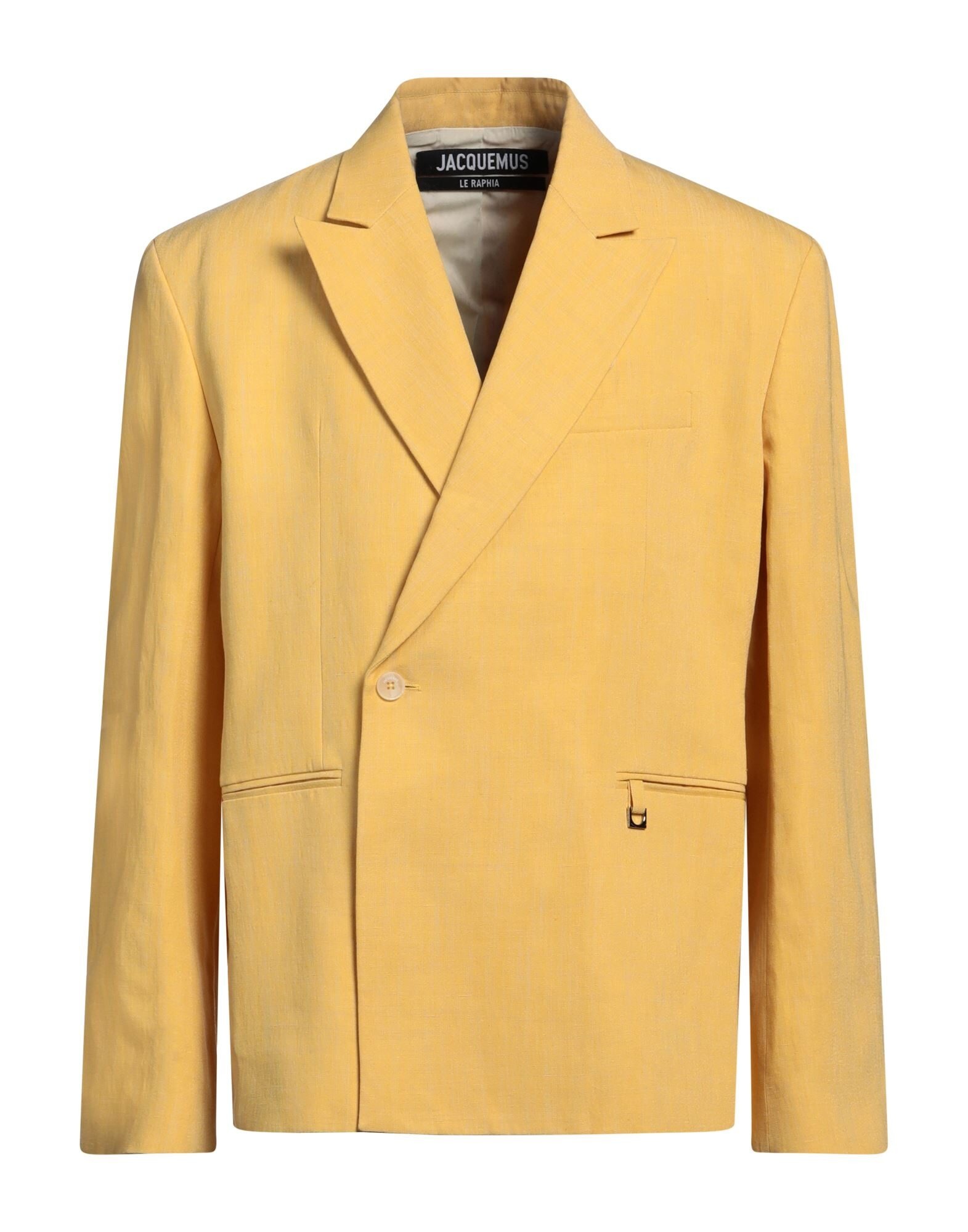 JACQUEMUS Yellow Men's Blazer | yoox | REVERSIBLE