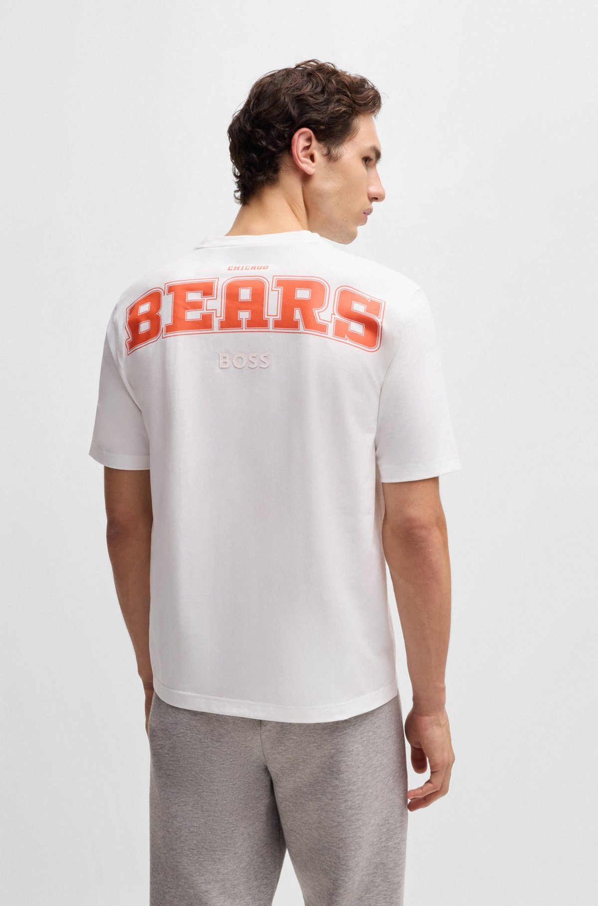 BOSS X NFL STRETCH-COTTON T-SHIRT WITH SPECIAL BRANDING - 5