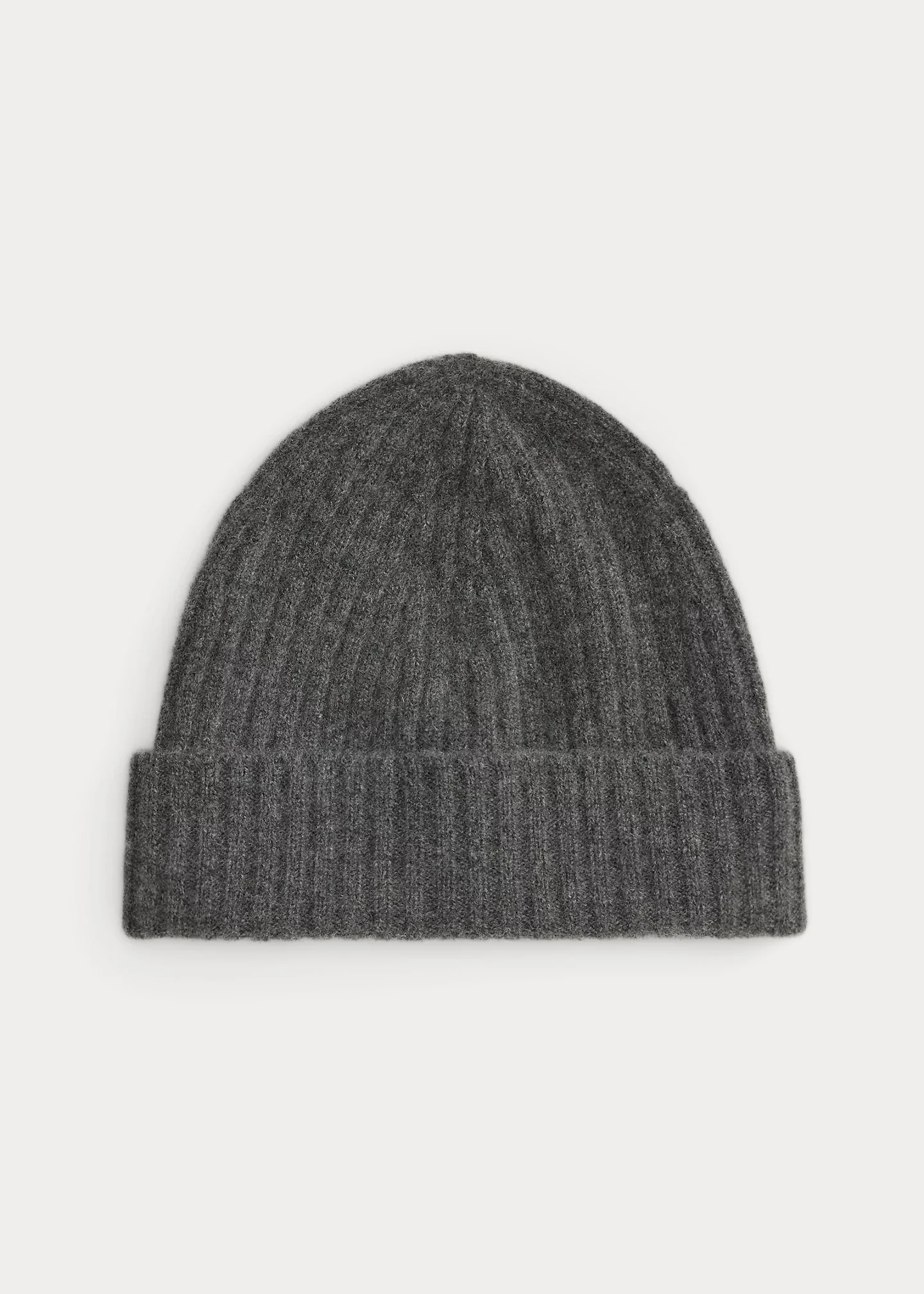 Rib-Knit Cashmere Beanie - 1