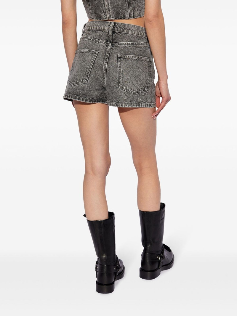 acid-wash denim shorts 4