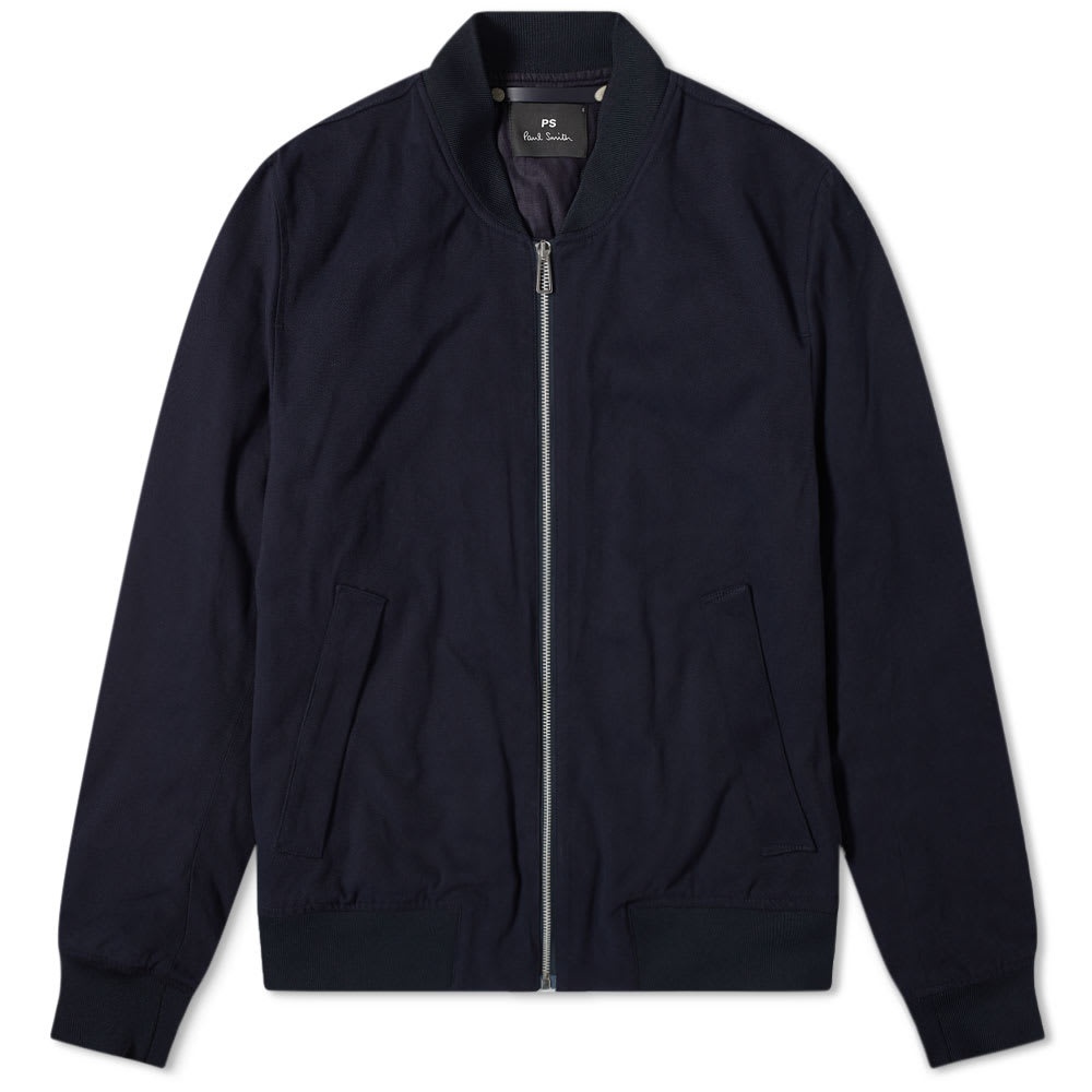 Paul Smith Moleskin Zip Bomber Jacket - 1