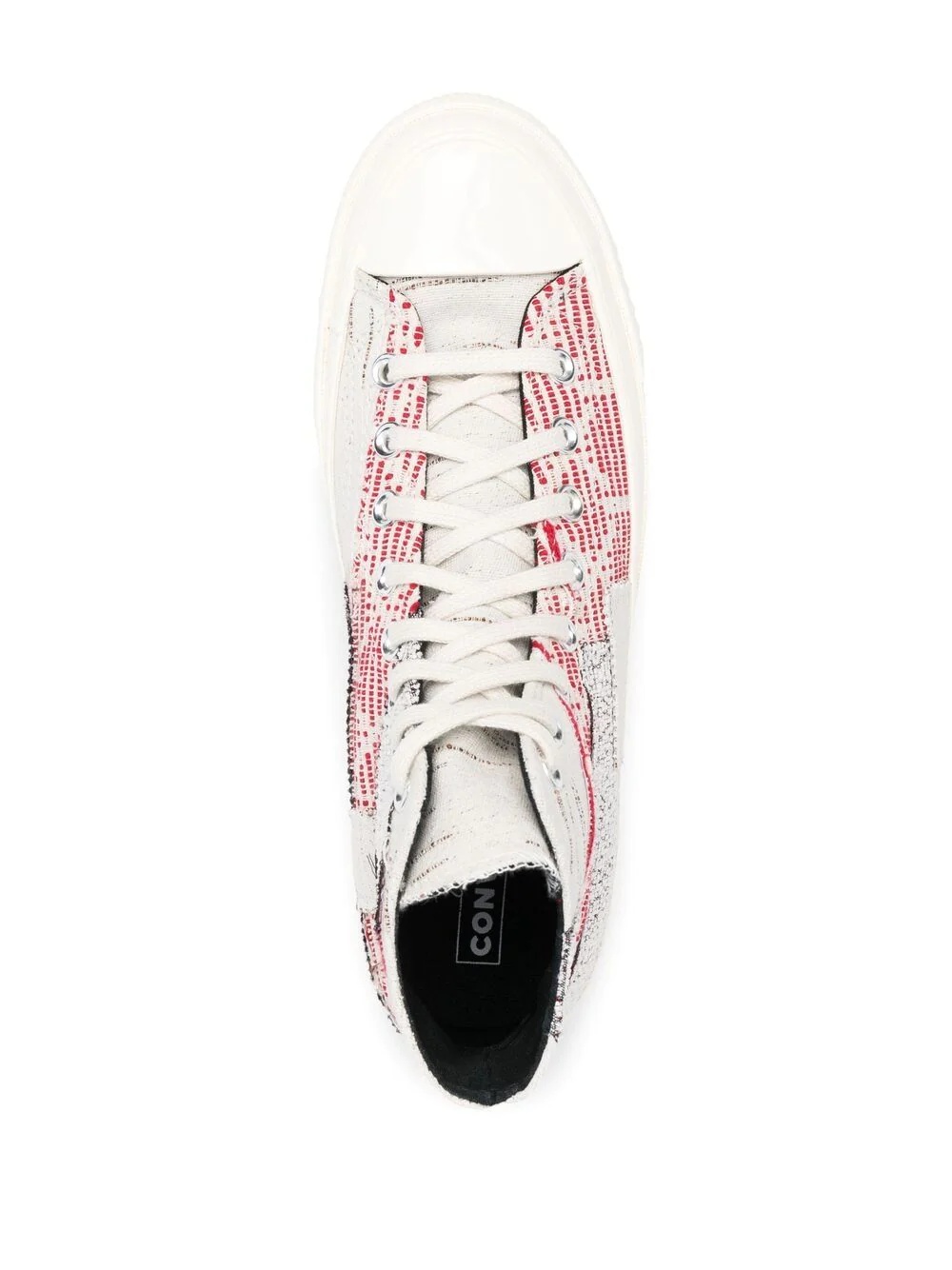 Chuck 70 patchwork twill sneakers - 4