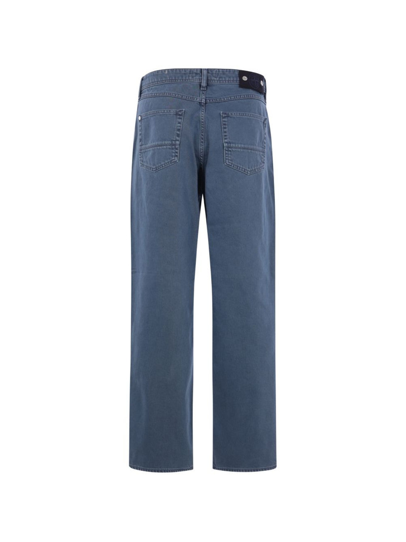 Stone Island logo-patch jeans outlook