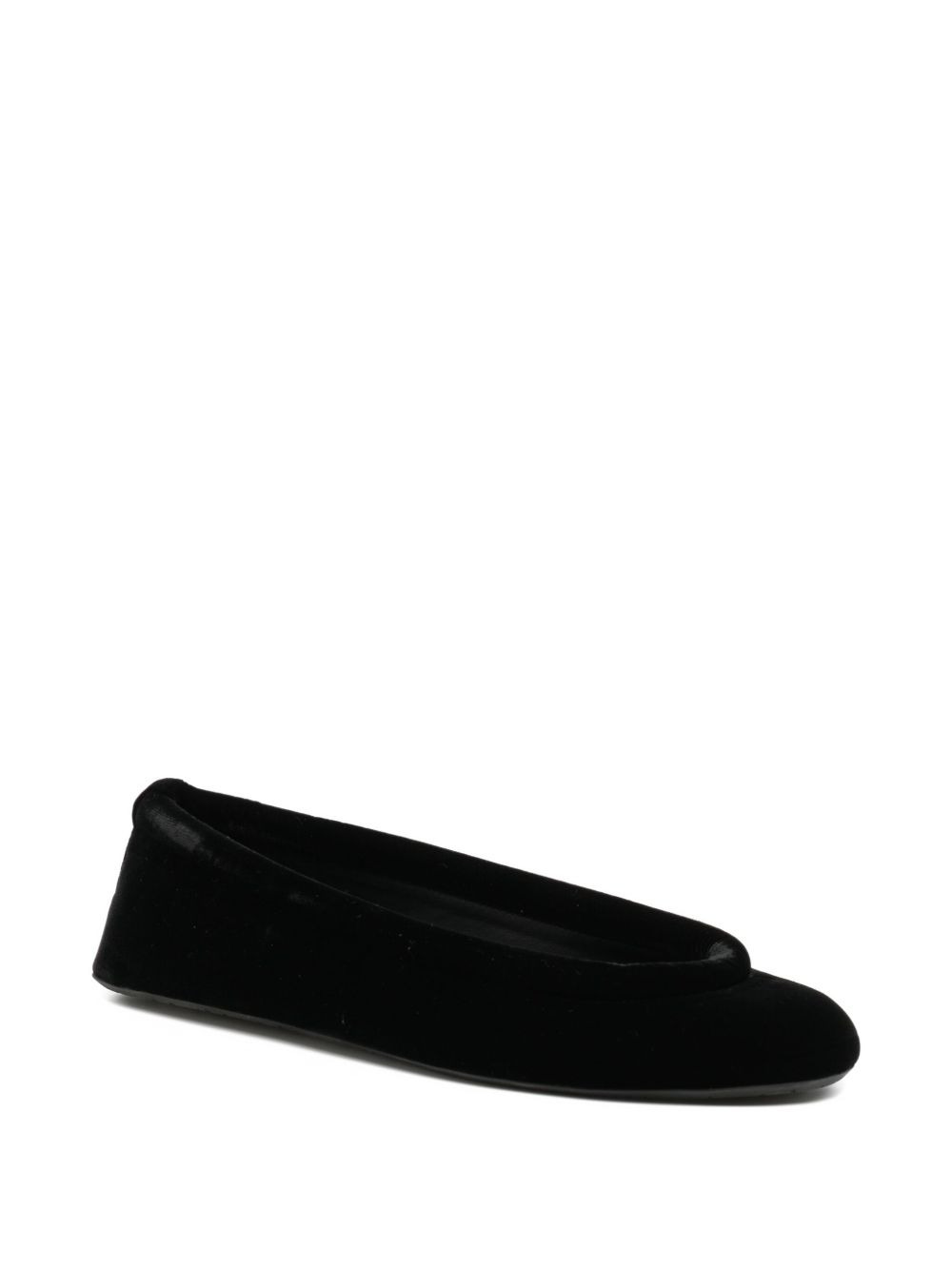 velvet ballet flats - 2