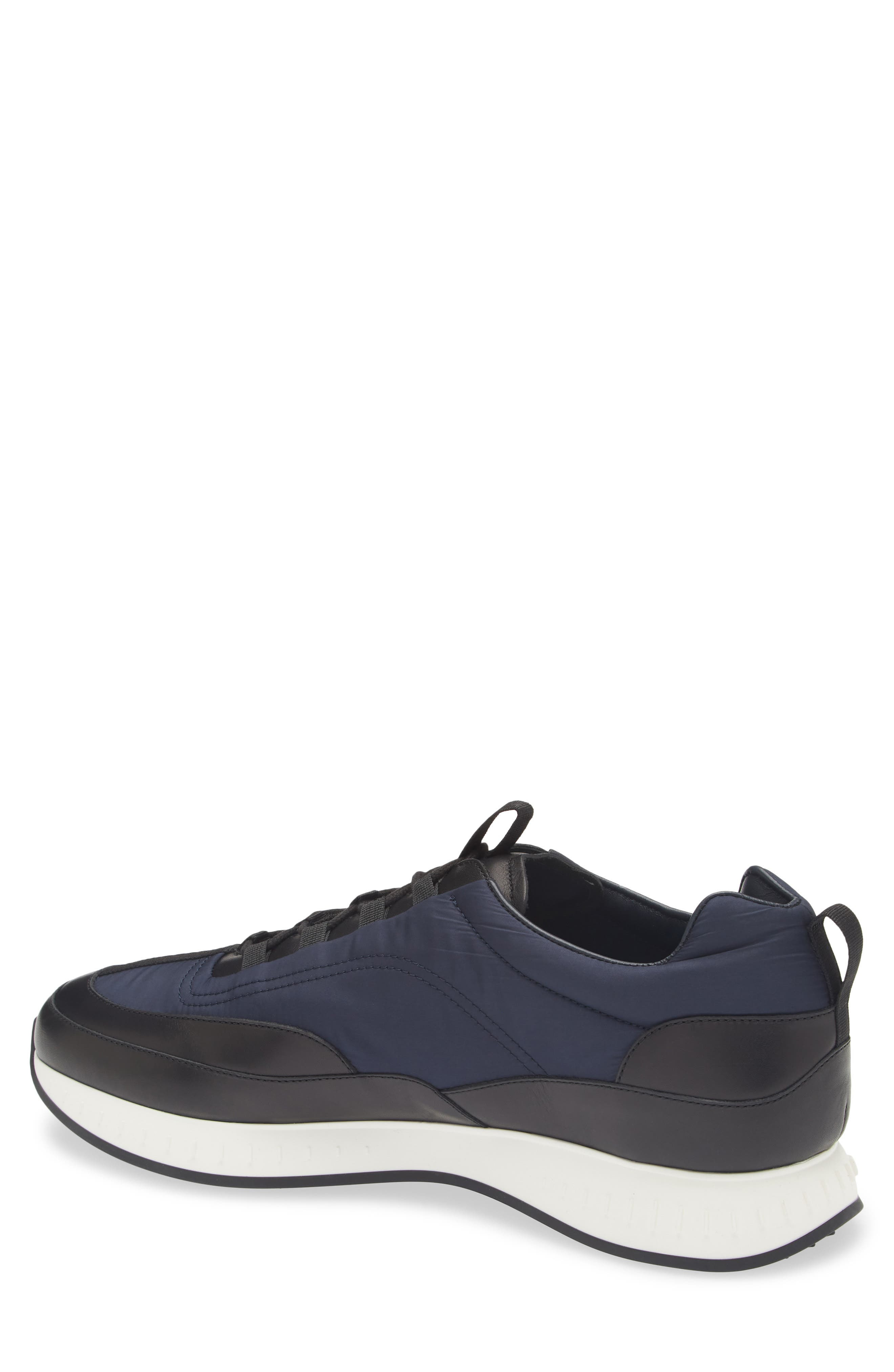 John Lobb Laced Stream Sneaker in Black/Navy at Nordstrom - 2