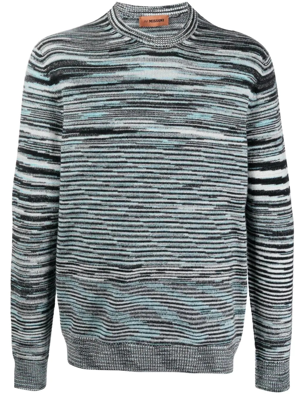 striped cashmere jumper - 1