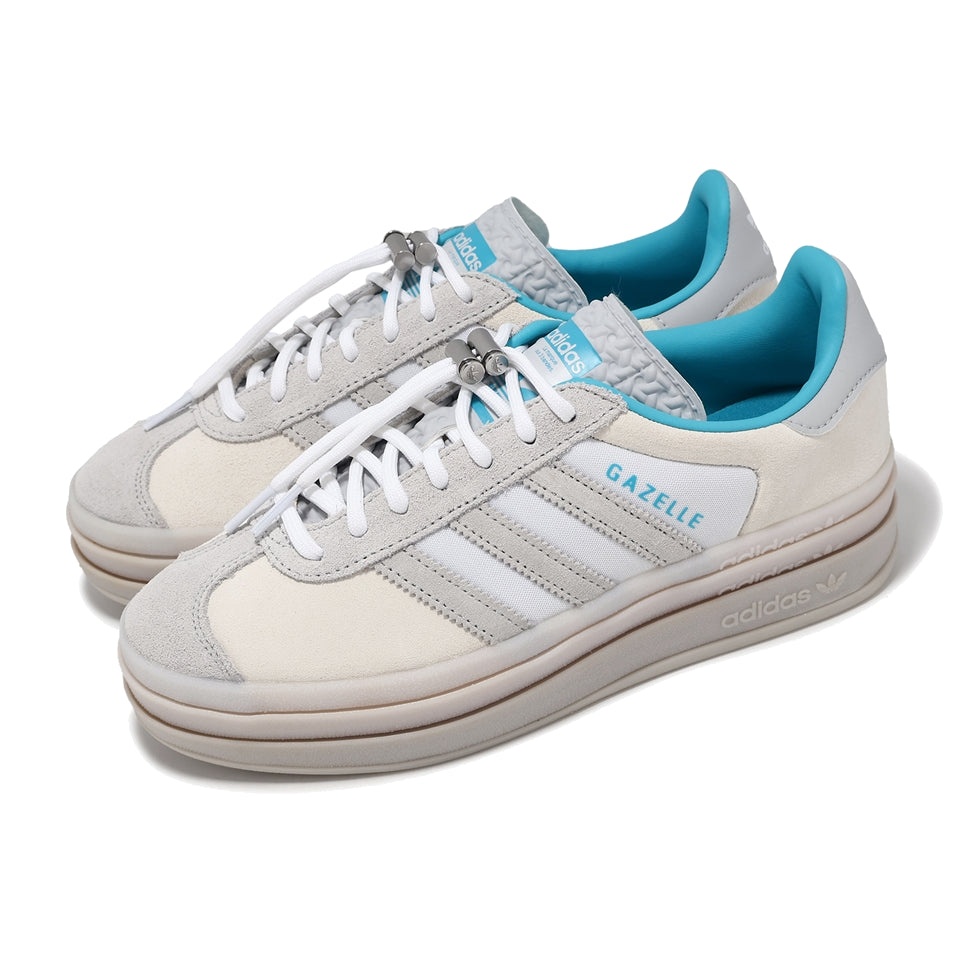 (WMNS) adidas x Ordinary People Gazelle Bold 'Cloud White Light Blue' IH9992 - 3