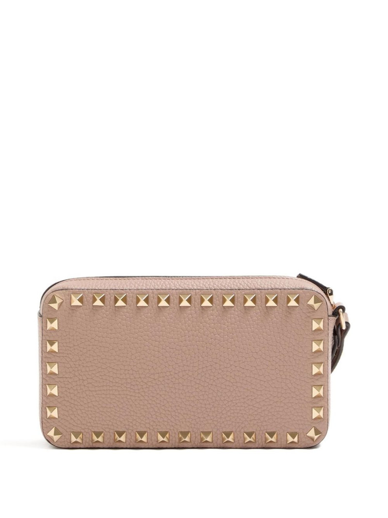 Valentino Rockstud-embellished clutch bag outlook