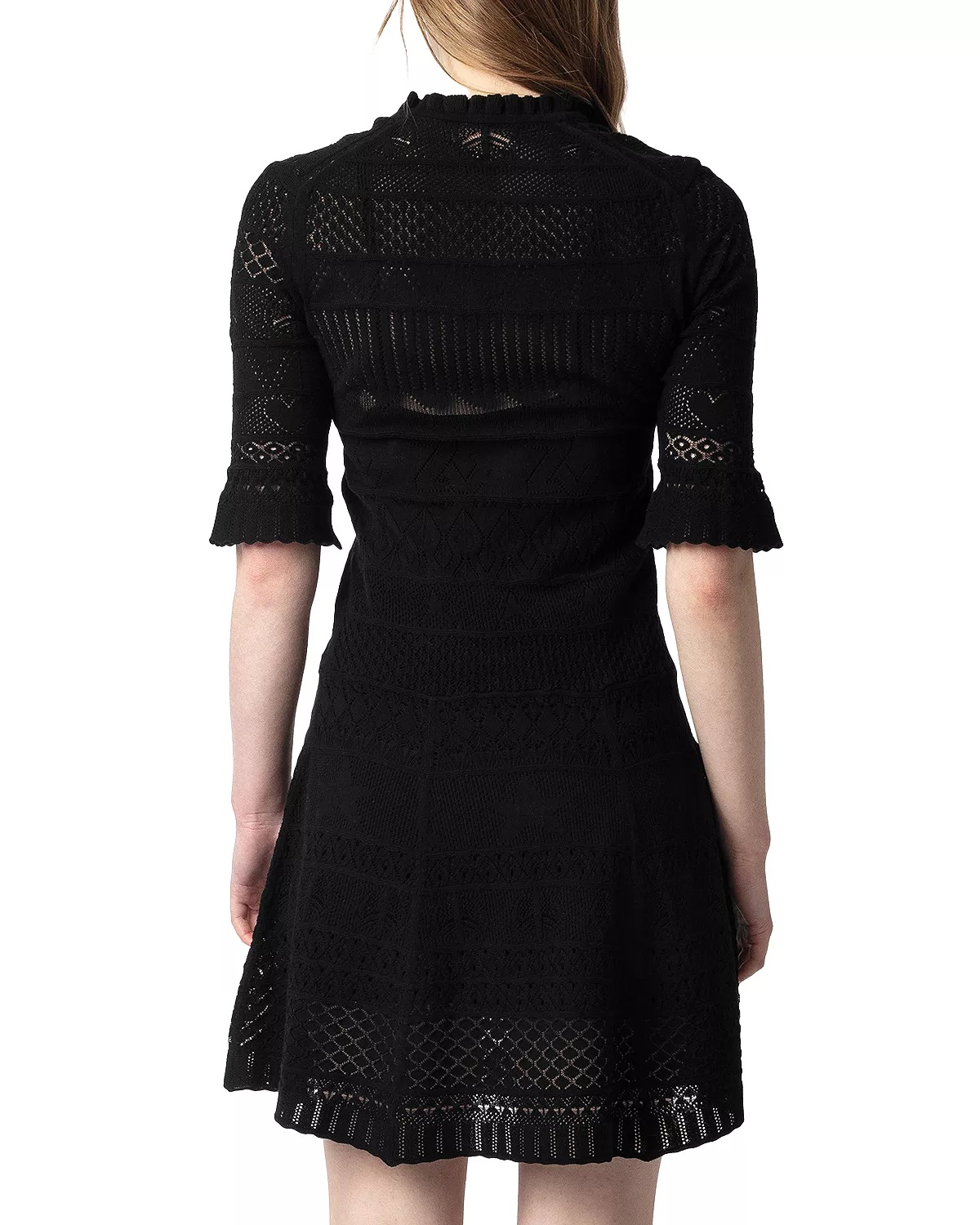 Memphisa Pointelle Knit Dress - 3