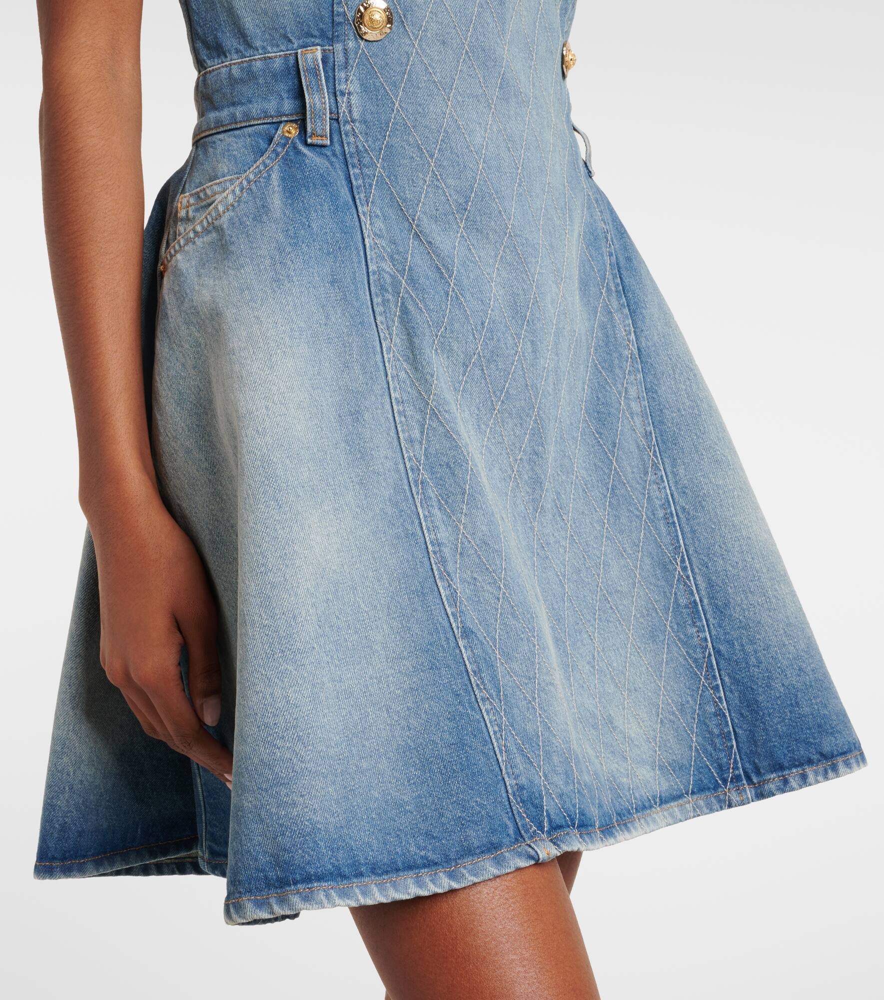 Denim minidress - 5