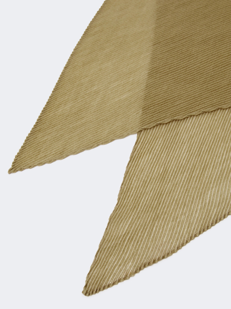 Max Mara NOME Pleated cashmere and silk stole - CAMEL outlook
