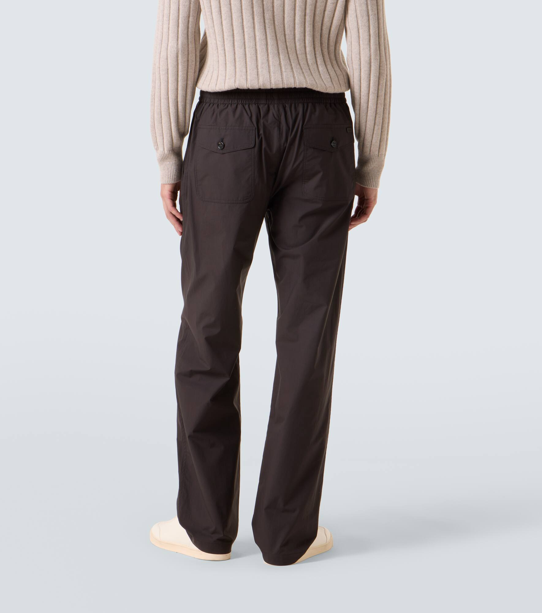Cotton straight pants - 4
