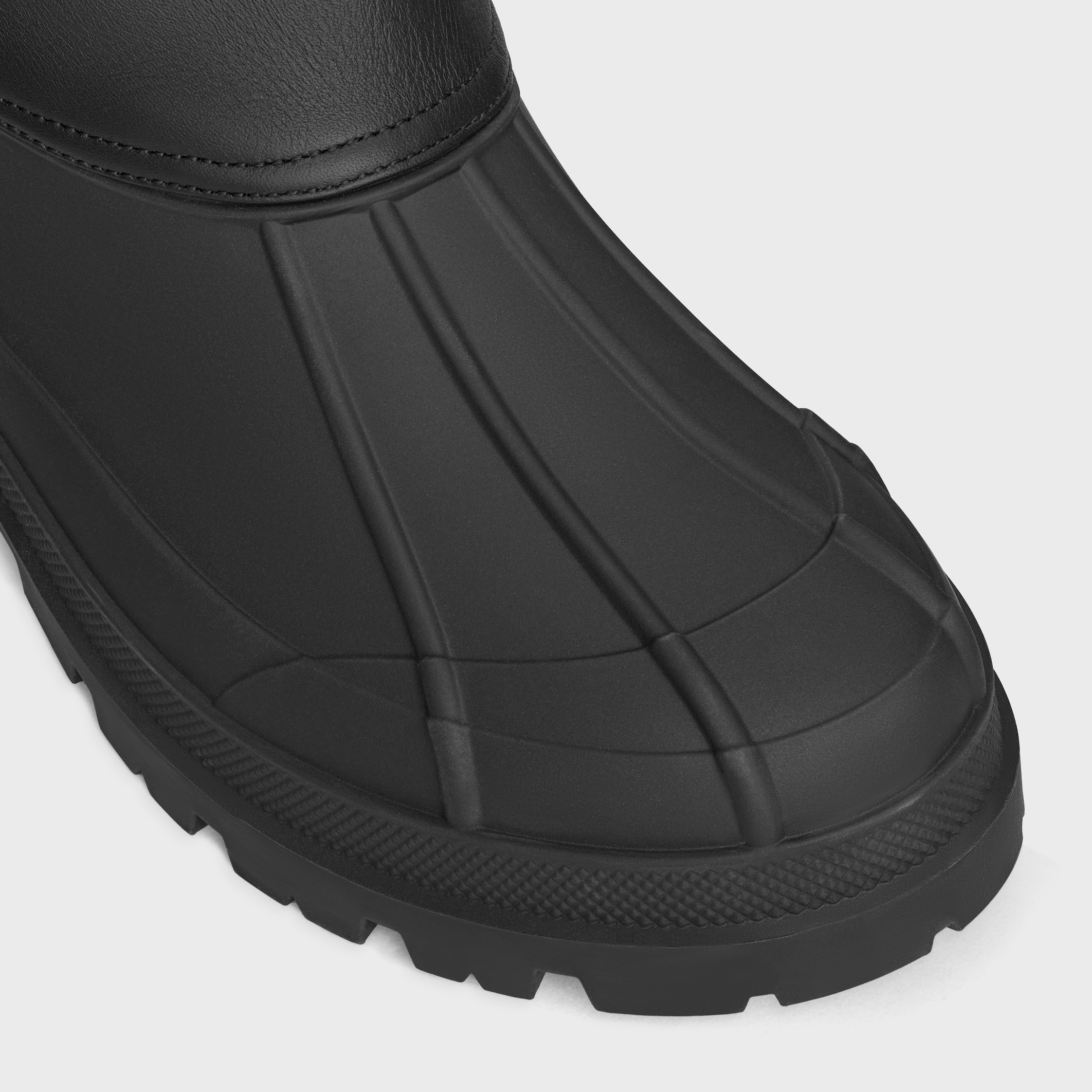 celine riley HIGH BOOT IN Nylon and Calfskin - 4