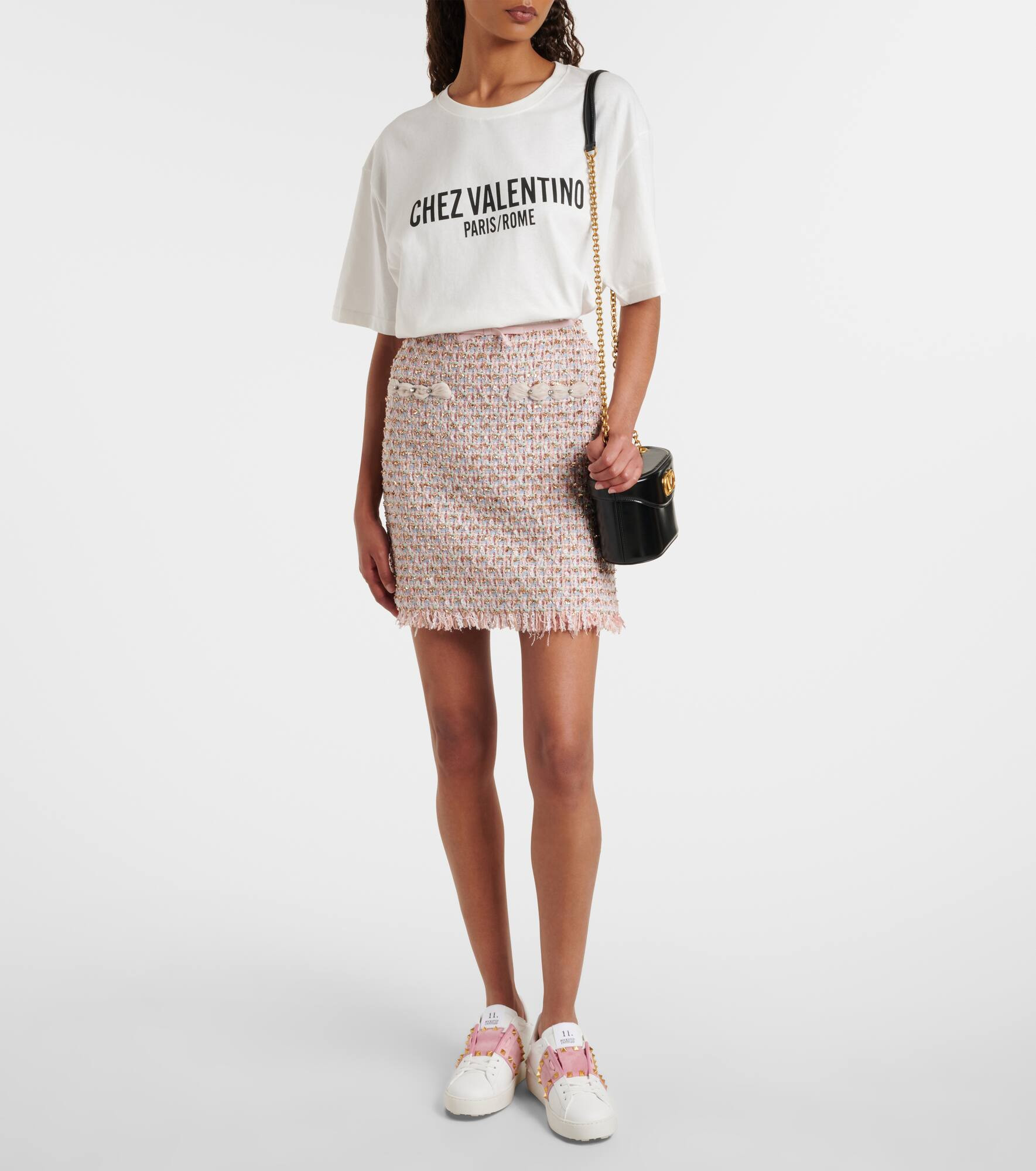 Rockstud Untitled leather sneakers - 3