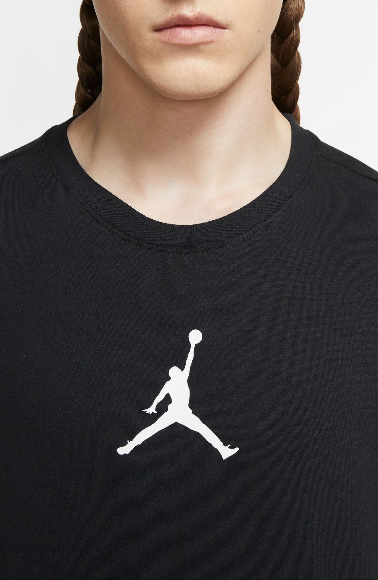 Jordan Jumpman Performance Graphic T-Shirt in Black/White at Nordstrom - 5