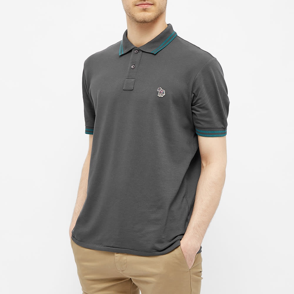 Paul Smith Zebra Tipped Polo - 4