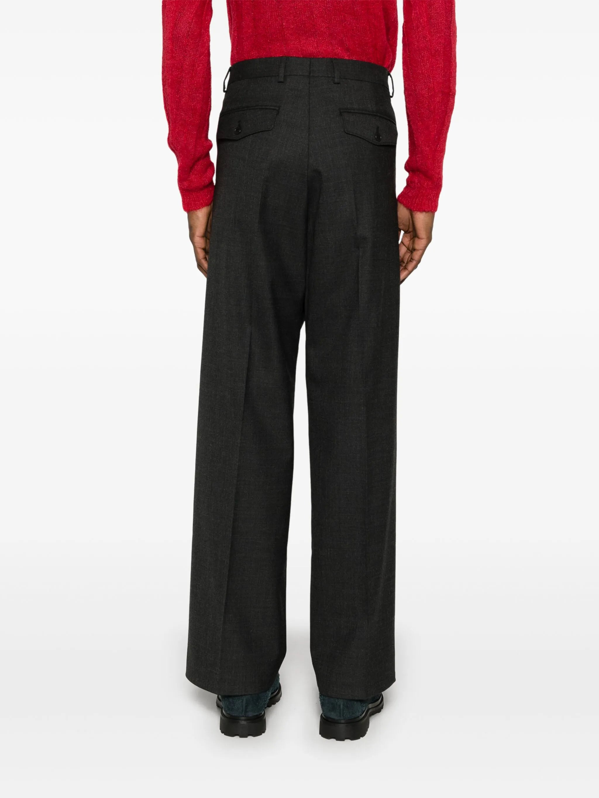 Sunflower Wide Pleated Trousers - 5