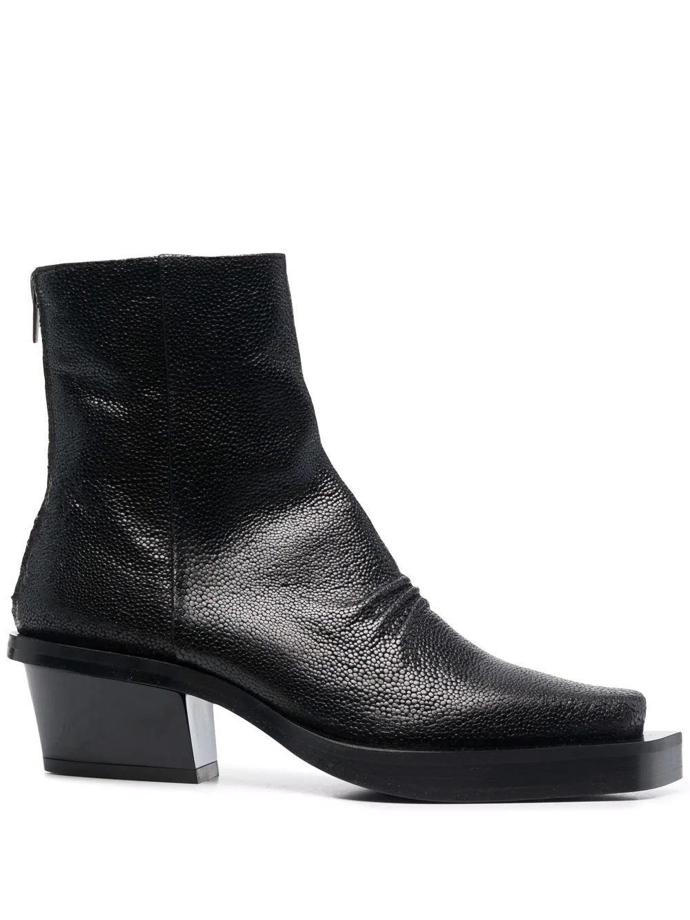 rear-zip ankle boots - 1