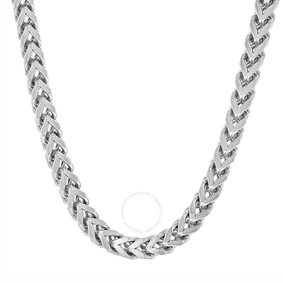 Robert Alton - Robert Alton Polished Stainless Steel Chain and Bracelet Set for Men - 4