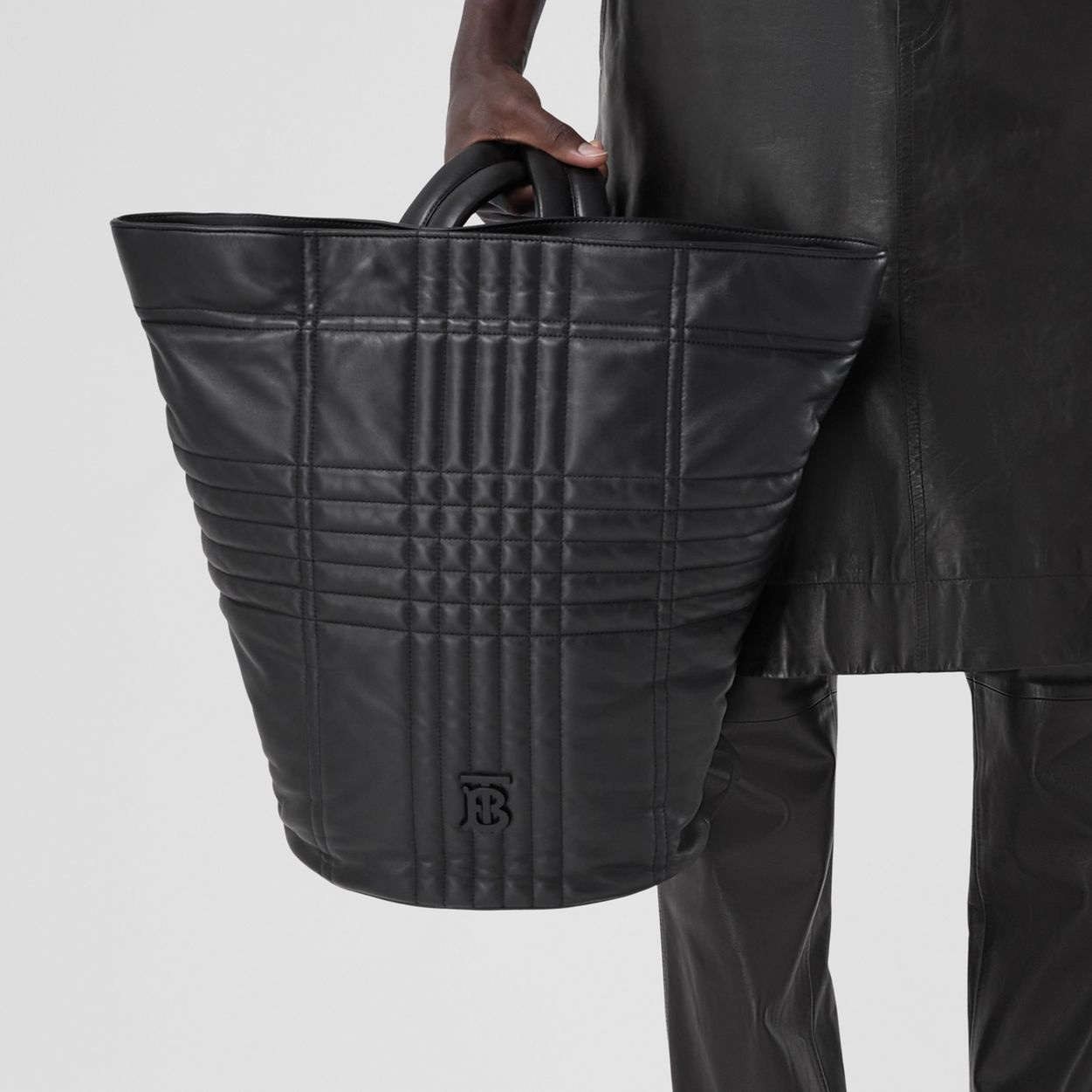 Large Quilted Lambskin Lola Backpack - 8