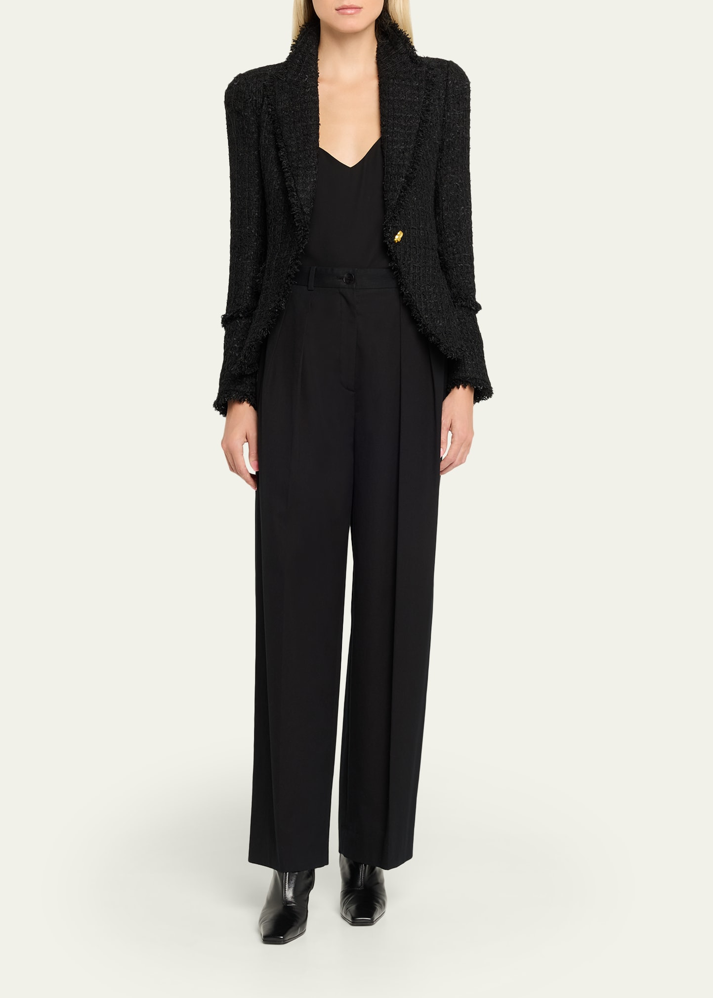 Kaisley Waffle Tweed Blazer - 2