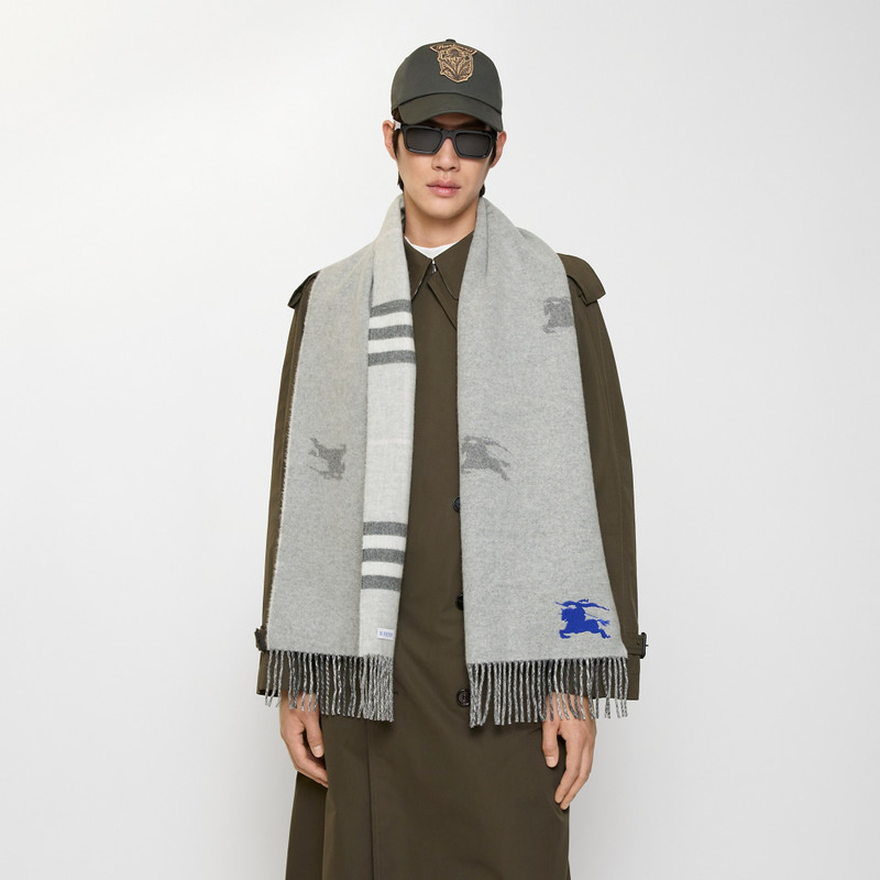 Reversible EKD Check Cashmere Scarf 7